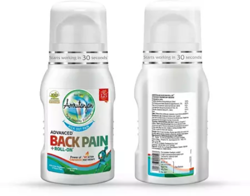 AMRUTANJAN BACK PAIN ROLL ON (INDIAN) 50ML
