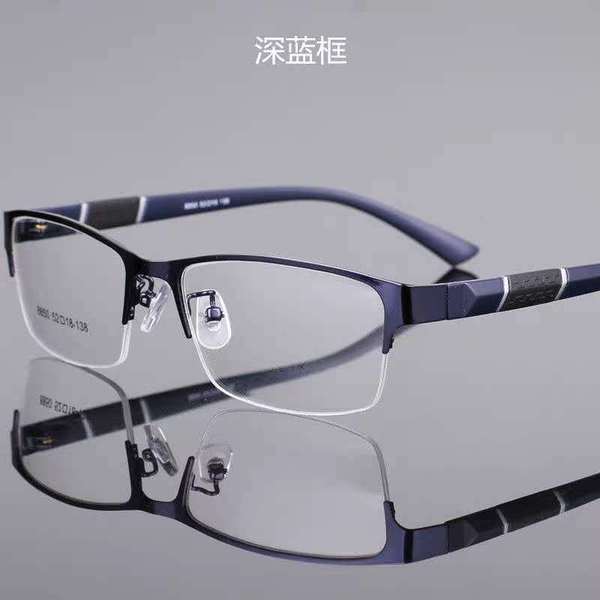 +200 (+2) lens power degree ready power men high quality half -rim optical frame