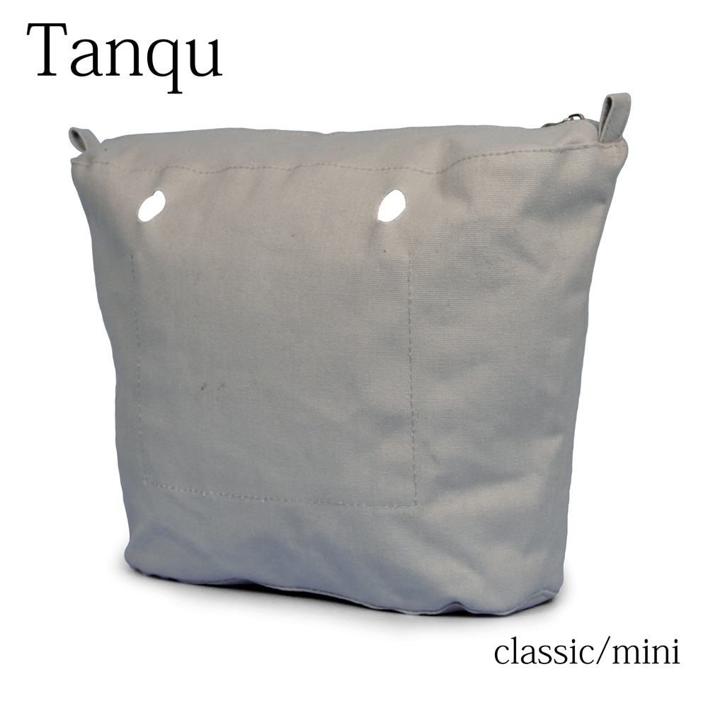 TANQU New Waterproof Inner Bag Organizer Insert Zipper Pocket For Classic Mini Obag Canvas Material For O Bag. 