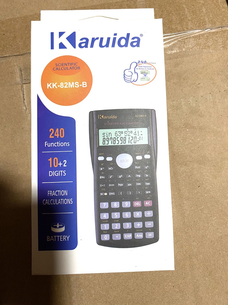 Manufacturer: karuida KK-82MS-B Student Function Calculator
