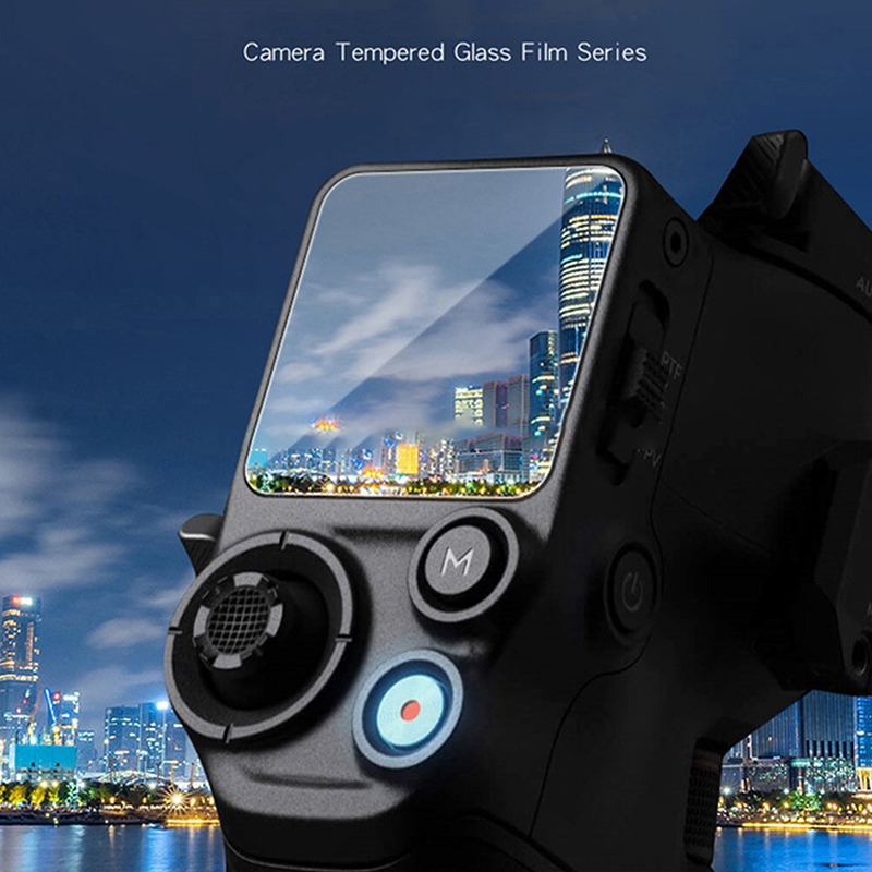 【DIV MALL】(New) 3 PCs tempered glass screen protector for DJI RS3 mini handheld gimbal stabilizer anti-scratch 2.5D curved film cover protect huddduo.