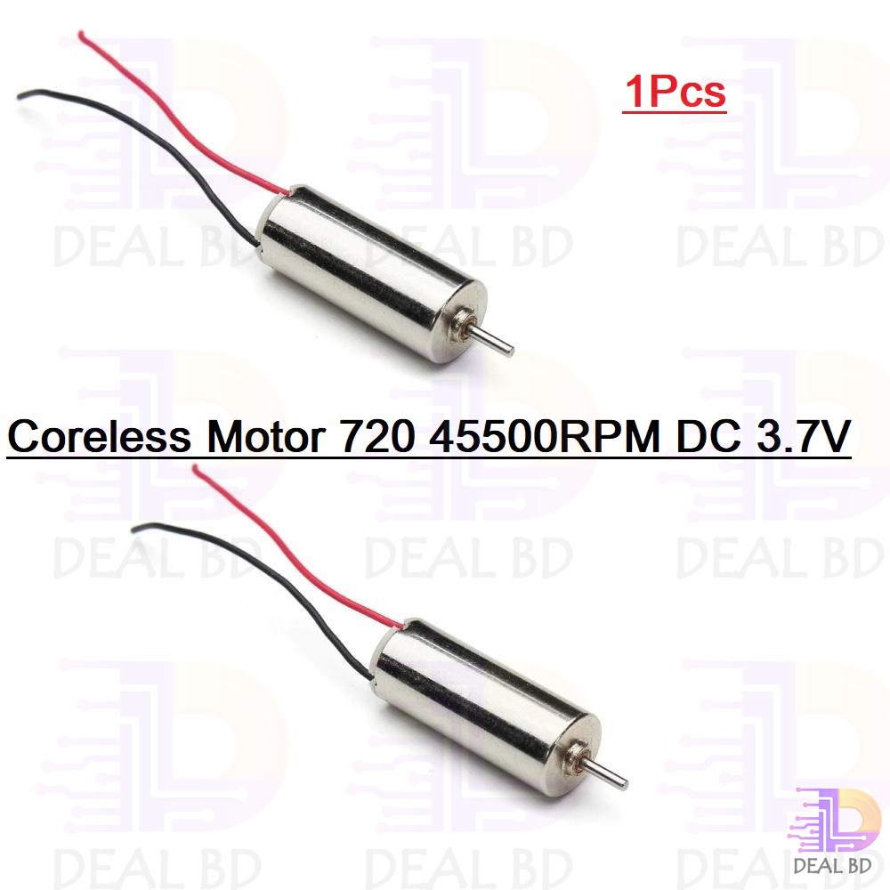 720 Motor 720 455000RPM DC 3.7V 7x20mm Magnetic Micro Motors - Attain Remarkable High Speed Performance in Your DIY Projects. 