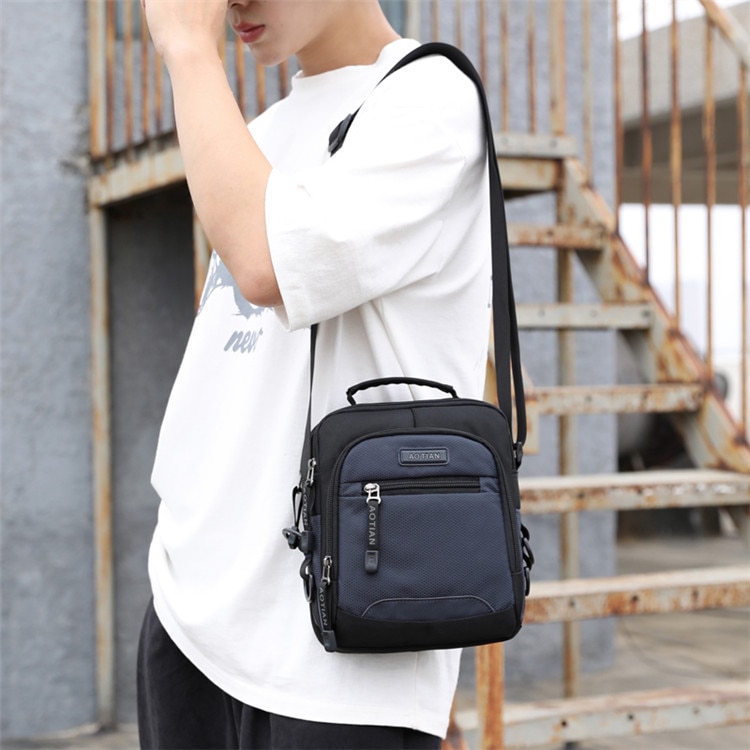 AOTIAN Brand Men s Shoulder Bag boys Crossbody Bag High Quality man Messenger Bag Nylon cellphone male Handbags Purse bolsas