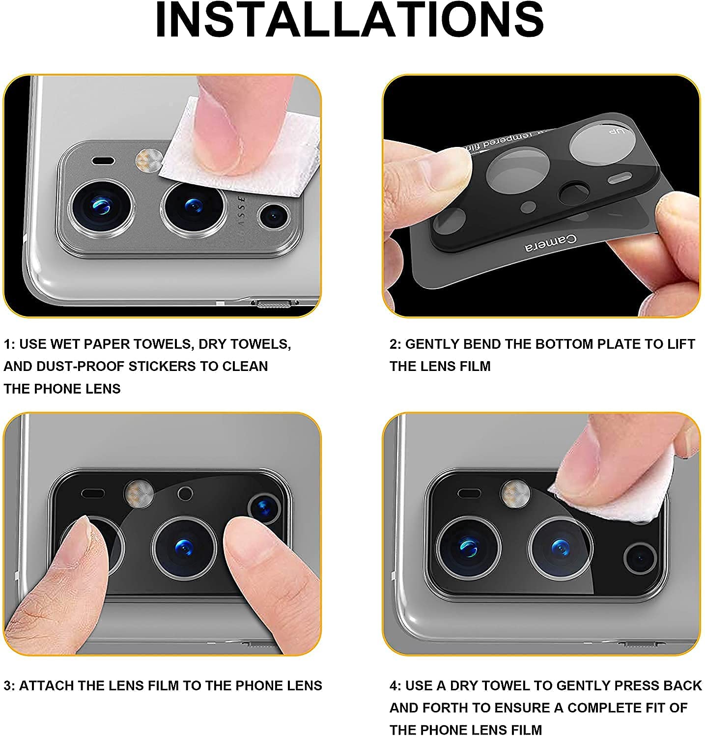 Realme 9i (4G) - 9H Camera Lens Protector,Upgraded HD,Clear Scratch Resistant [With Photo Friendly Flash Cut]. 