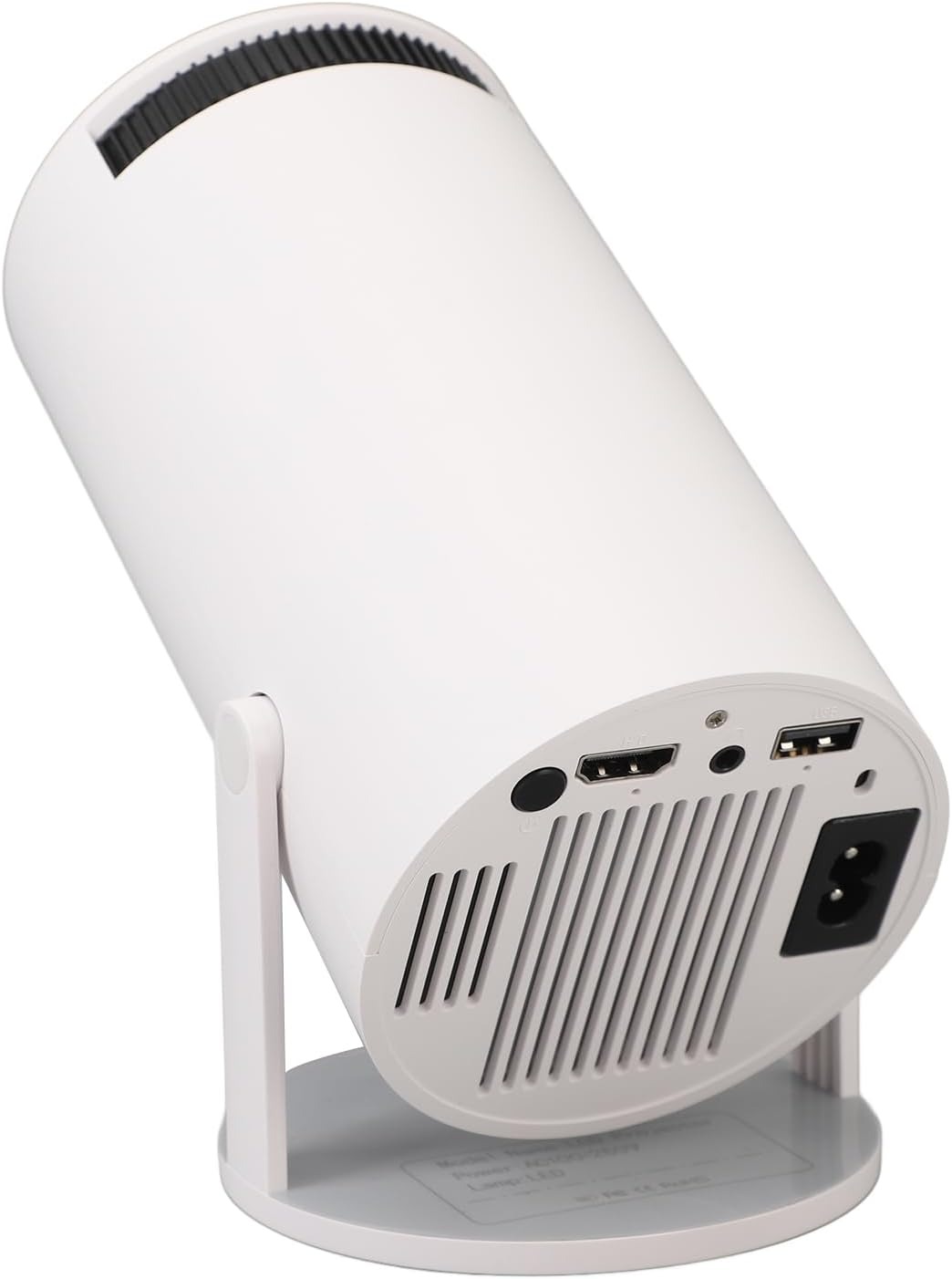 Portable Projector, 4K 1080P Support 2.4 5G V5.2,270° Rotatable