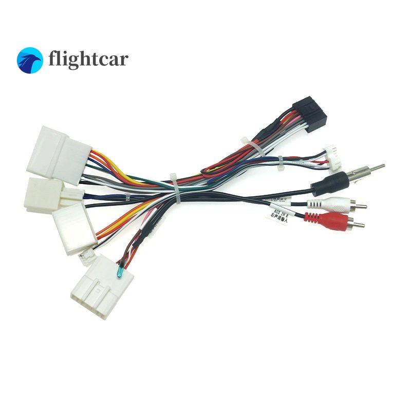 flightcar Car Stereo Audio 16PIN Android Wiring Harness Power Cable Adapter With Canbus Box For Toyota Tundra/Sequoia/Lexus 330/350. 