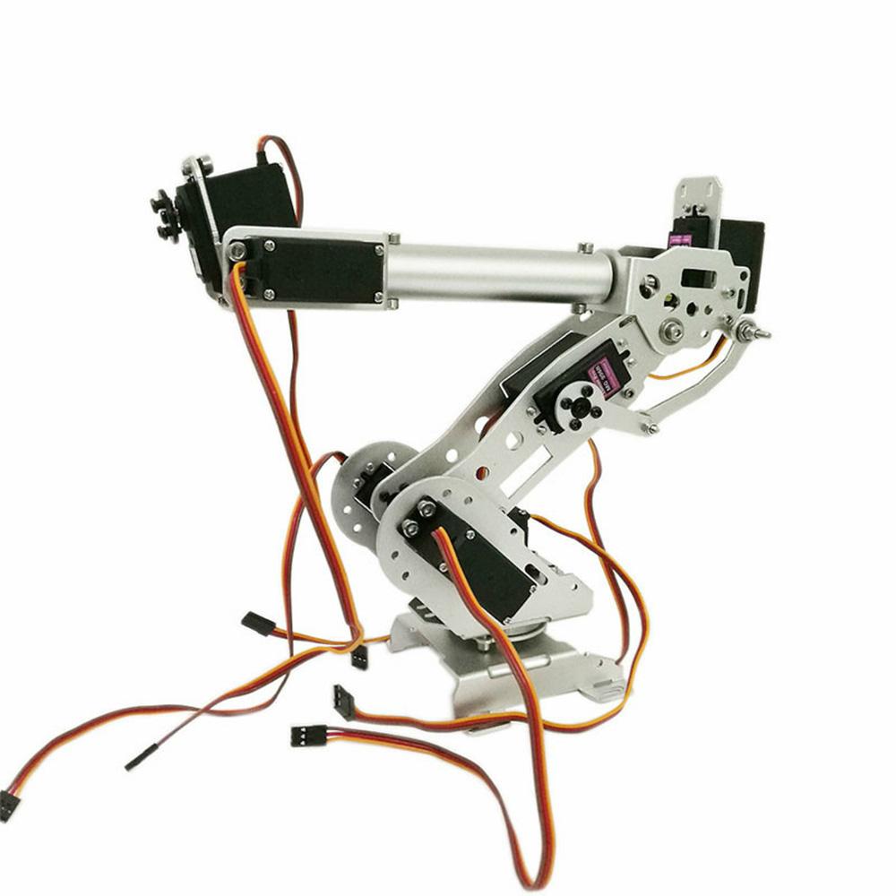 KOGEEK 7 DOF Metal Claw Robotic Arm with Servo DIY Kit Mechanical Arm Robot Arm Robotic Clamp Claw Kit with 8pcs Servos Mechanical Arm and Gripper Robotic Arm Kit. 