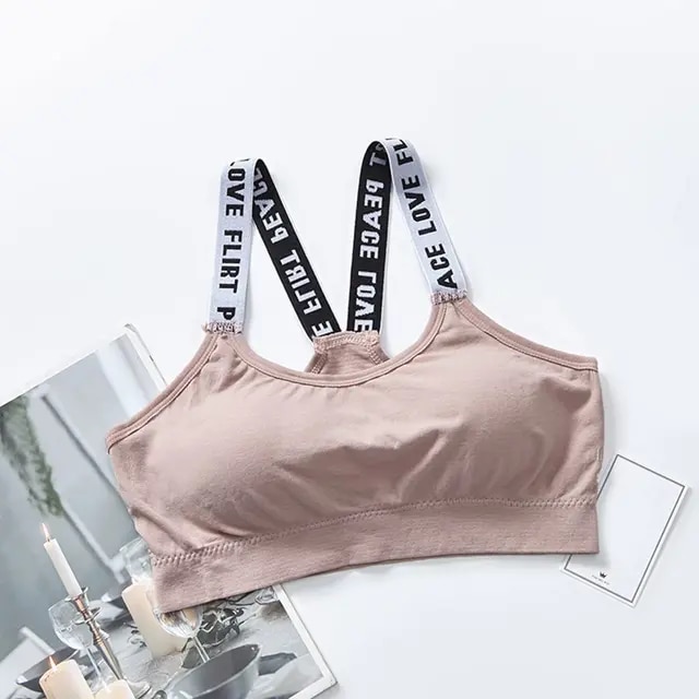 2024 New Women Sports Bra Top Push Up Fitness Yoga Bra Underwear Sport Tops For Women Breathable Running Vest Gym Wear