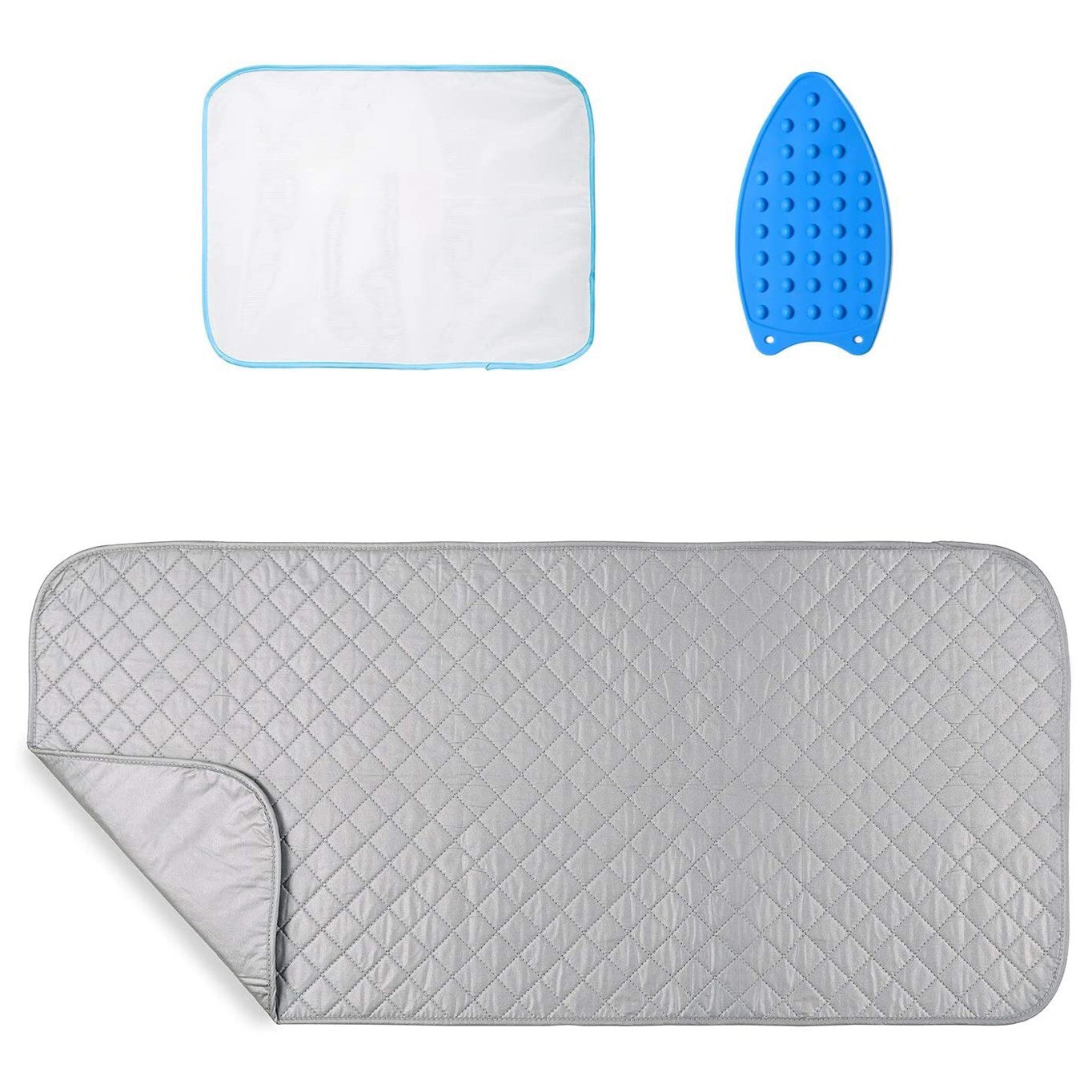 Ironing Mat,Cotton Thickened Portable Ironing Blanket, Water Absorbent Pad  Cover for Washer Table Silicone Iron Rest Pad
