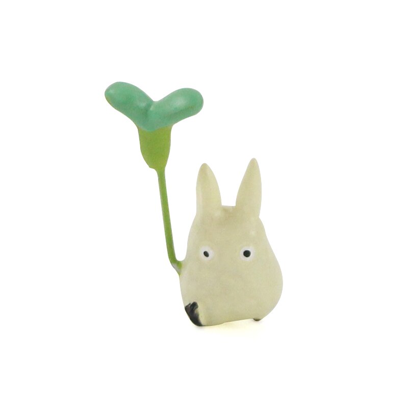【2023NEW】My Neighbor Totoro Figures Chibi Totoro with Leaf Umbrella Swing No Face Man Hayao Miyazaki Anime Toy Mini Model Toys. 
