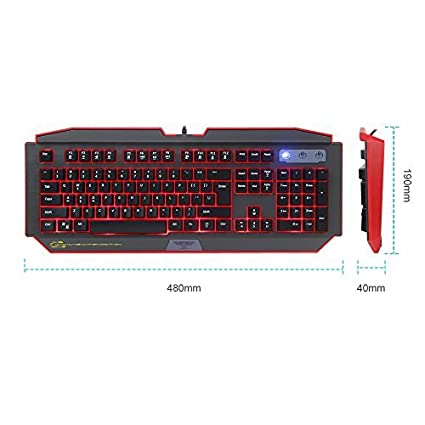 Newmen GM-100 Gaming Keyboard Anti Ghost Keys RGB Backlit. 