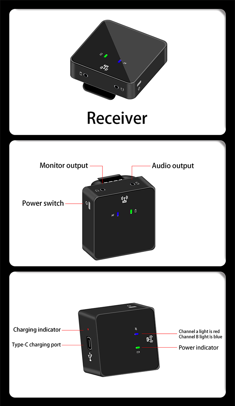 SK750 Wireless Lavalier Microphone System for Smartphone Laptop DSLR Tablet Camcorder Recorder PK Comica Rode Mic TIKTOK. 