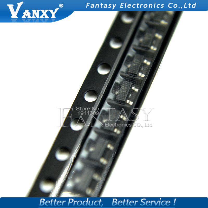 【The road to happiness Store】100PCS BC847C SOT23 BC847 847C SOT SMD SOT-23 1G new transistor. 