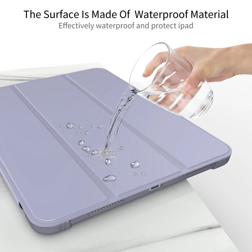 For iPad 10 10th Generation Case with Pencil Holder Silicone Back Cover For iPad Pro 11 Air 5 10 9 10 2 9th 10th Gen 2022 A2696. 