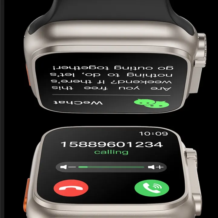 T900 Plus Smart Watch 2.19" Infinity Display Full Touch Bluetooth Call Sports Sleeping Monitoring Smartwatch. 