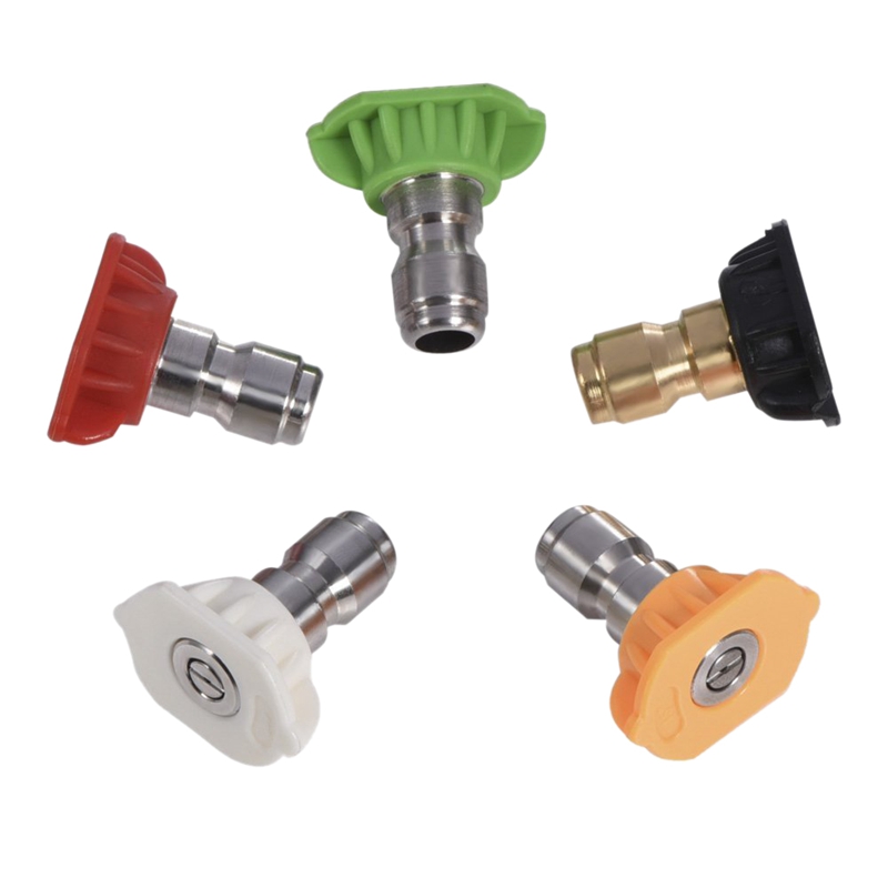 BRADOO- 7x High Pressure Washer Kit, 7 Power Washer Spray Nozzle Tips,1/4 Inch 4500 Psi (2.5 Gpm) & 5Pcs Pressure Washer Spray Nozzles 1/4 Quick Connection Spray Tip Set (4.0 Gpm). 