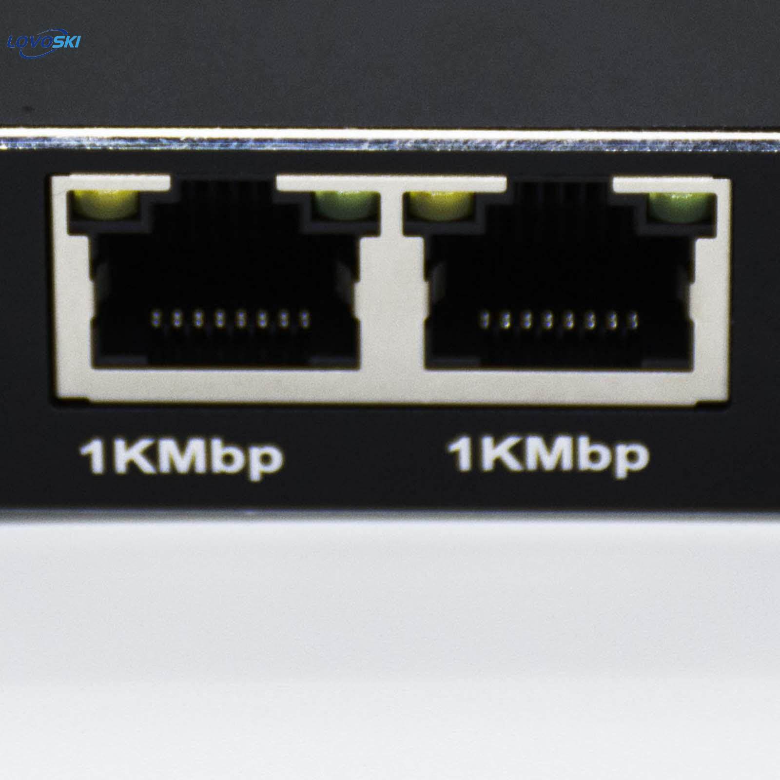 Gigabit Network Splitter Plug and Play Ethernet Splitter 1 to Speed Traffic Optimization. 