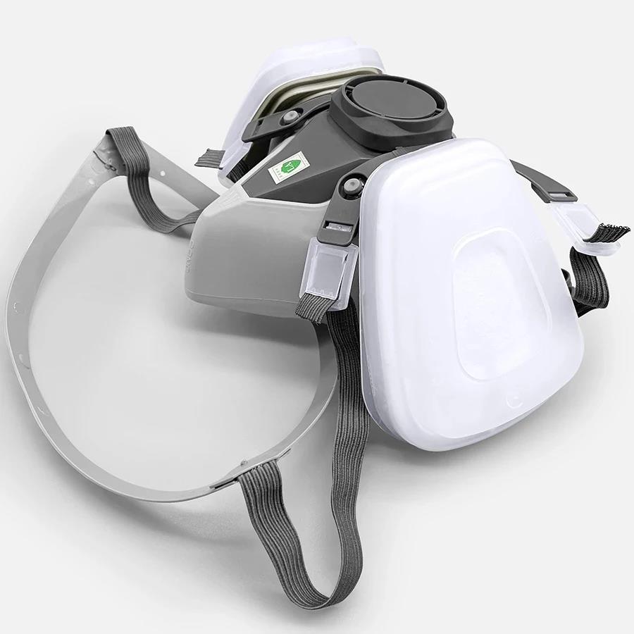 6200 Gas Mask Half-face Dustproof Respirator Combination 2091 5N11 Particle Filters Safety Work Industrial Labor Paint Spray. 