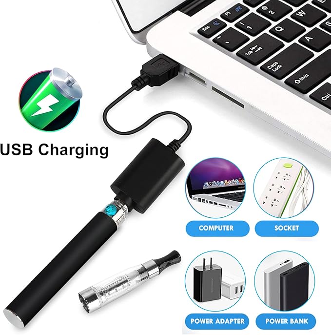 CE100 Vape Pen Type high  Quality performing Vape E cigarette  with juice free 1 liquid Red Color. 