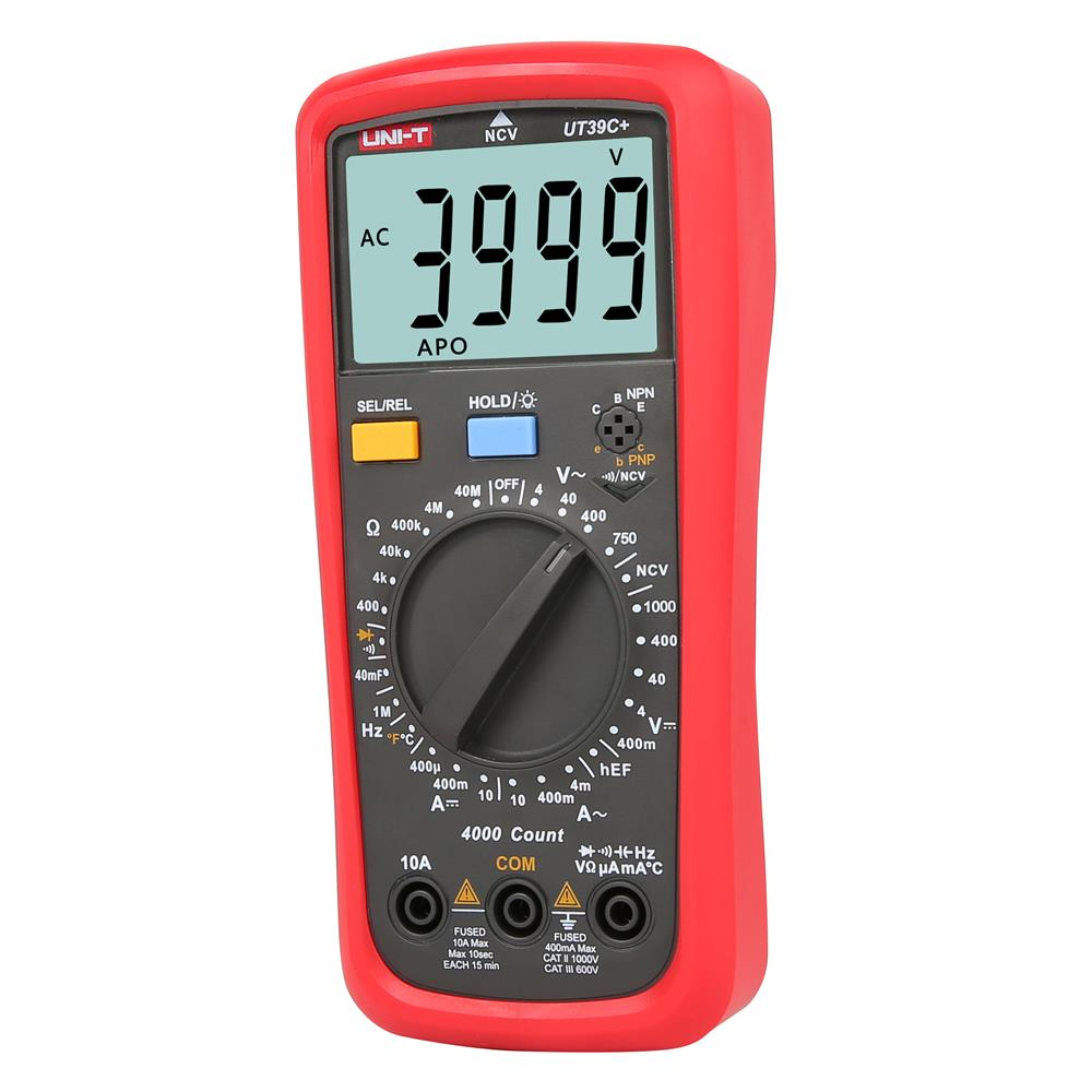 Uni-T UT136C+ Digital Multimeter Voltage Current Temperature Capacitance and Temperature Meter - Kings Trading