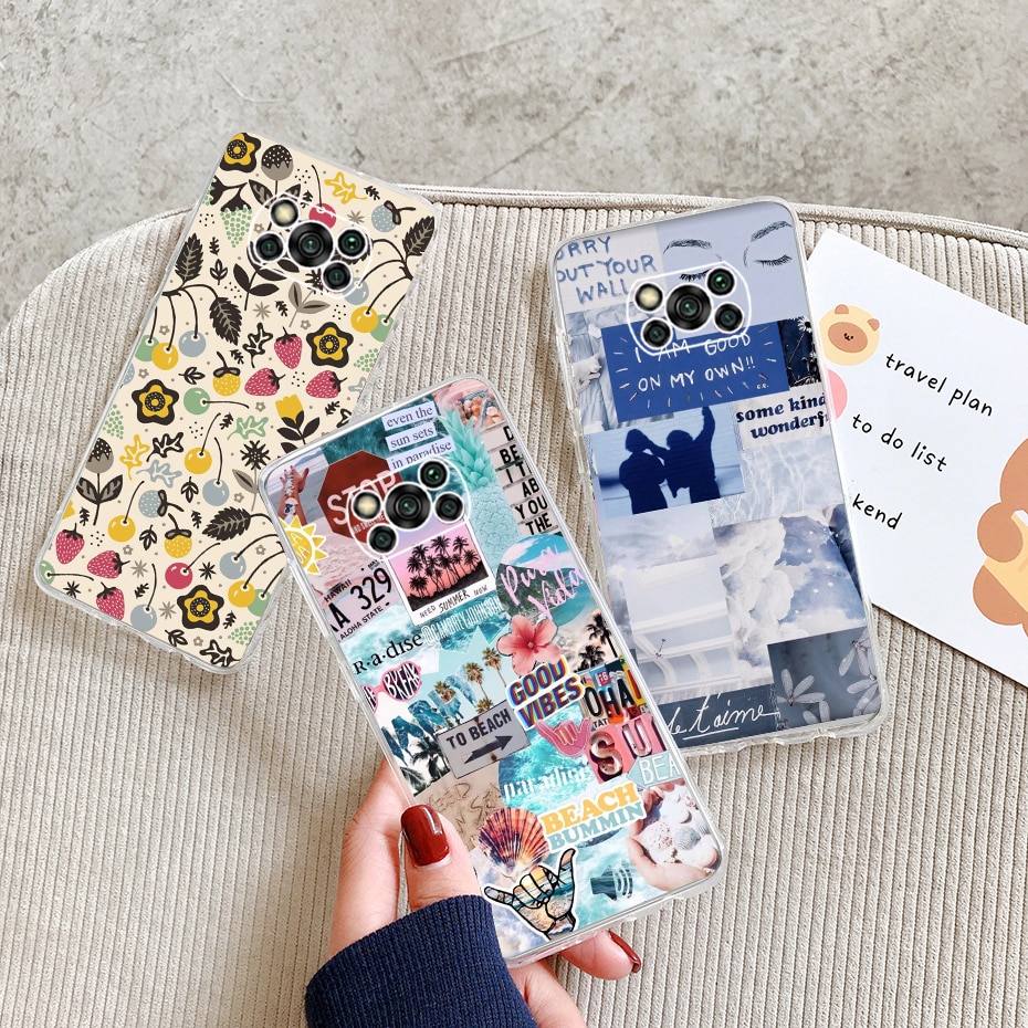 POCO X3 NFC Case For Xiaomi Poco X3 NFC Phone Cases Cute Silicone Back Cover For Xiaomi POCO X3 pocox3 X 3 nfc pro bumper Case. 