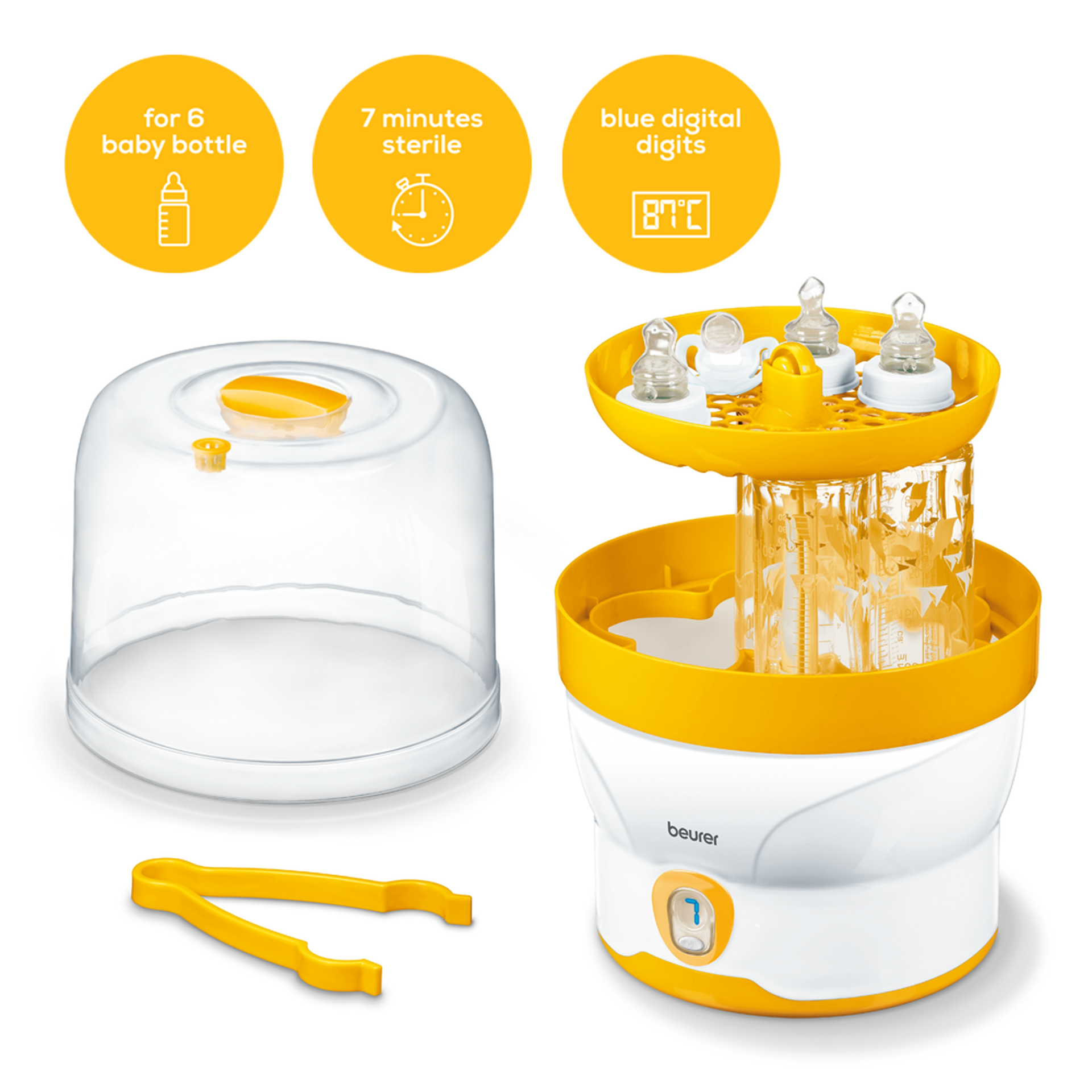 Beurer BY 76 Digital Steam Steriliser description image