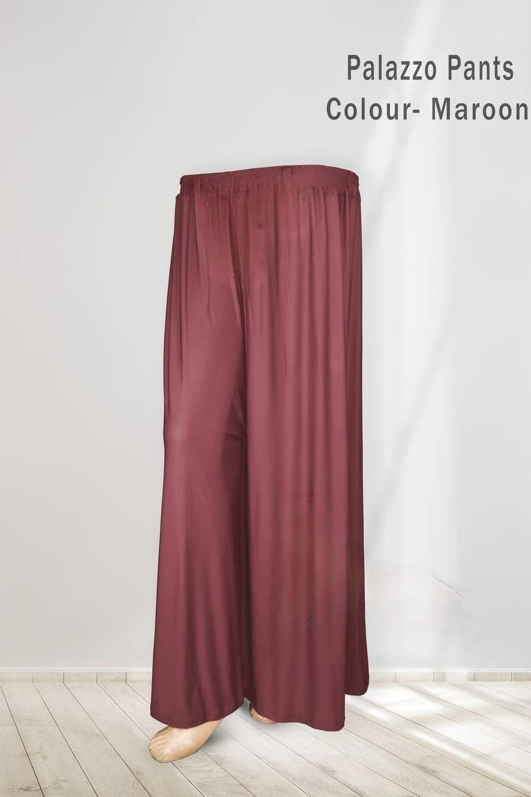 Comfort Regular Wear Palazzo - Stretchable Korean Soft Jersey Fabric, Good Stitching, Available in Multiple Sizes. 