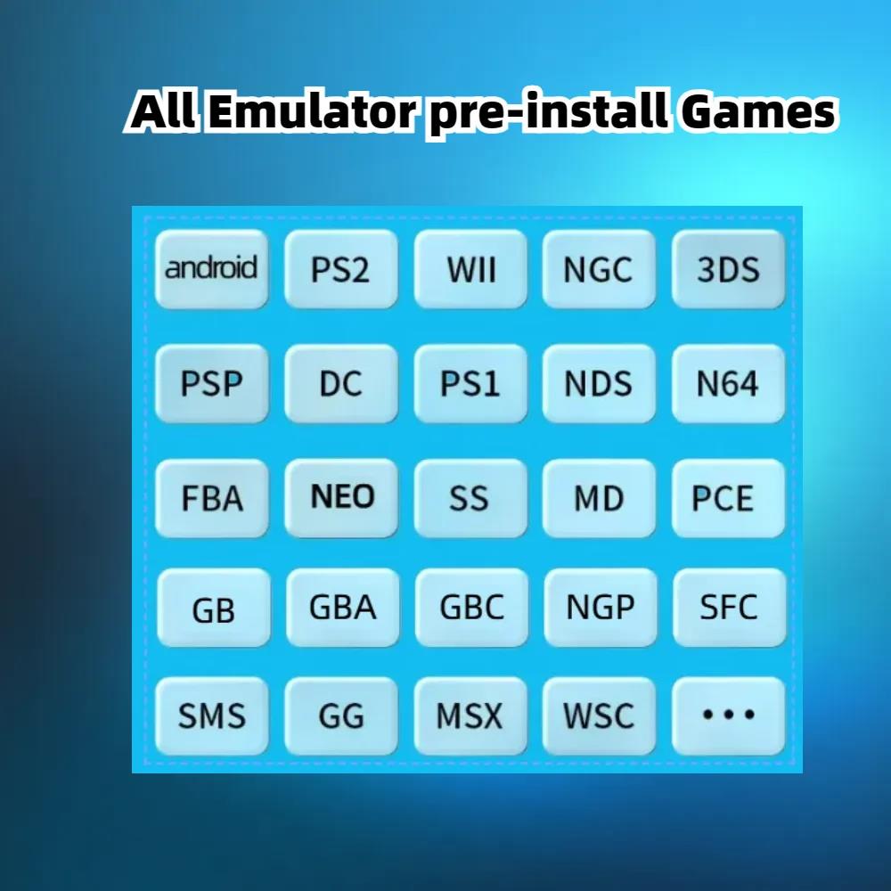 512GB Game Card Retroid Pocket 3 Plus Flip Memory 1T All Emulator Pre-installed Retro Games PS2 PSP portable Console Handheld. 