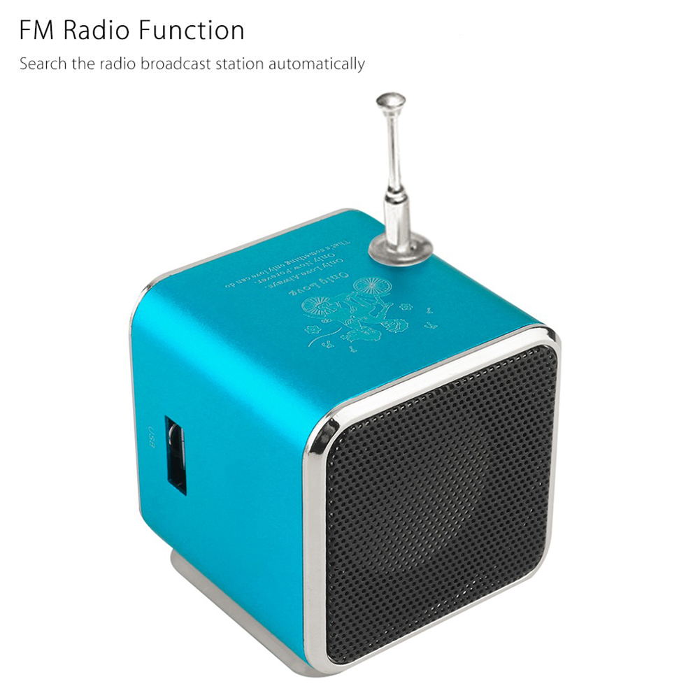 TD-V26 Portable Mini Speaker with LED Display Screen Bluetooth 5.0 FM Radio Receiver Function Laptop MP3 Player Soundbar TF Card. 