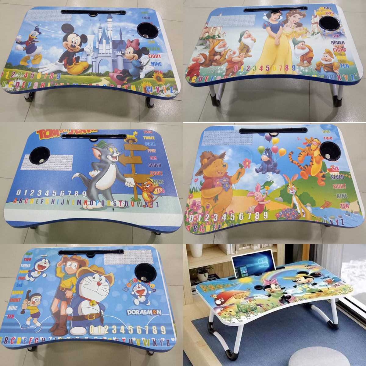 3D Printing Multifunction Folding Laptop Table/Baby Teaching Table Multi-Category Uses. 