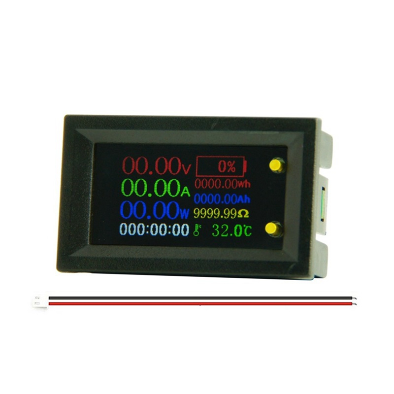 20A 9 in 1 IPS LCD Voltage Current Power Energy Voltmeter Ammeter Battery Electricity Test Meter