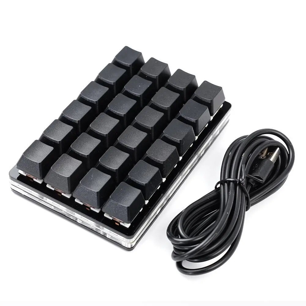 Custom Mechanical Numpad 2/3/4/5/6/7/8/9/10/24 Keys Hotswap Programmable Macro Function Switches Keyboard For Gaming Photoshop. 
