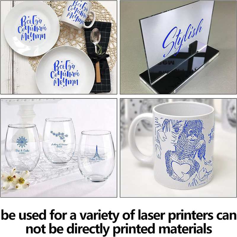 Laser Engraving Marking Color Paper,2PCS Blue Marking Paper,15.3X10.4Inch Laser Engraving Paper for Fiber Laser Marking Easy to Use. 