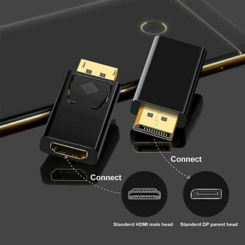 Display Port to HDMI Displayport DP HDMI Cable Adapter Video cord HDTV PC 4K. 