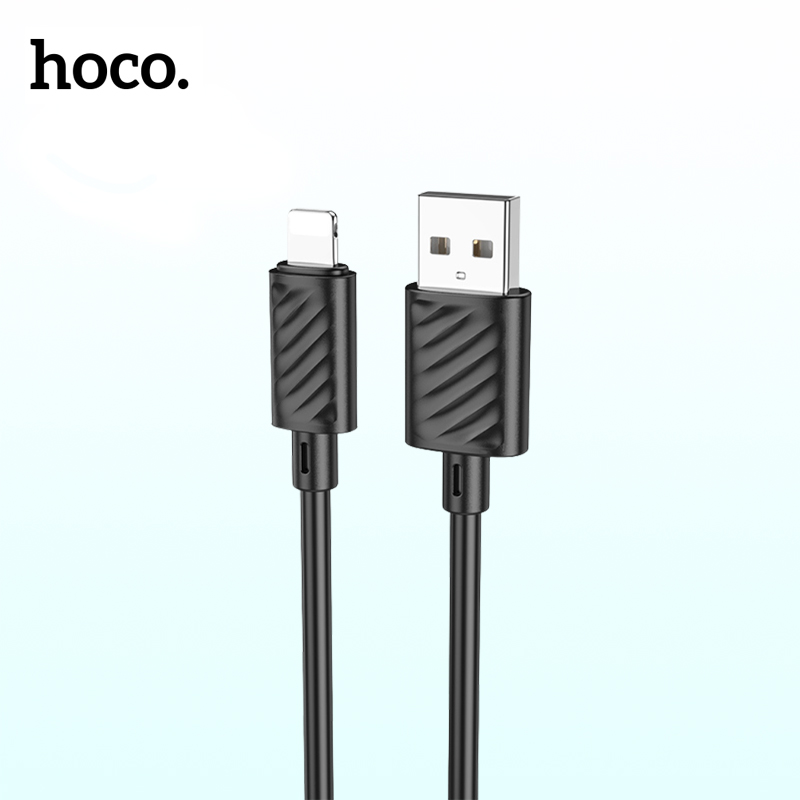 Hoco X88 Gratified USB to Lightning 2.4A Fast Charging Data Cable for iPhone