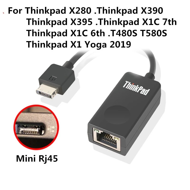 Ethernet Extension Cable Adapter USB Cable for Lenovo ThinkPad X1 2016 X1Carbon New S2 S3 P40 to VGA RJ45 Aux Displayport. 