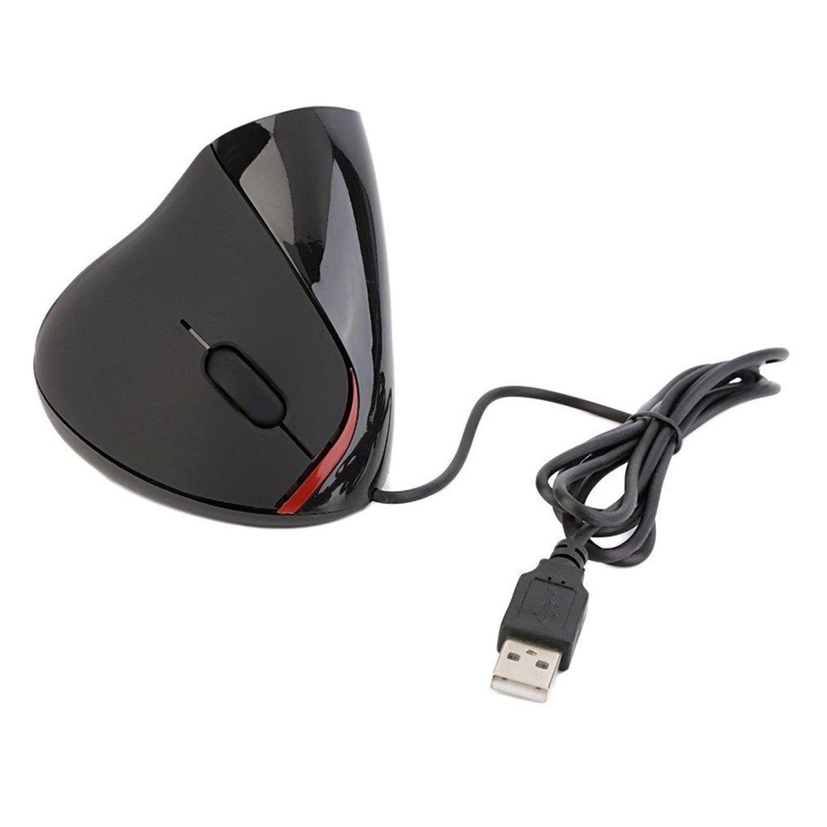 TE Ergonomic Design USB Vertical Optical Mouse 5D Optical Mouse for Computer PC