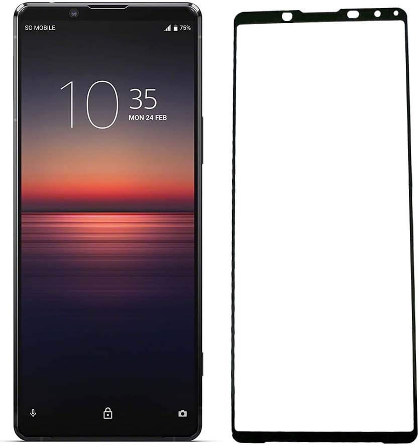 Sony Xperia 1 Mark 2 ( Xperia 1 II) Big Curved Anti-Static Anti Dust ESD Edge to Edge Covered Tempered Glass Screen Protector. 