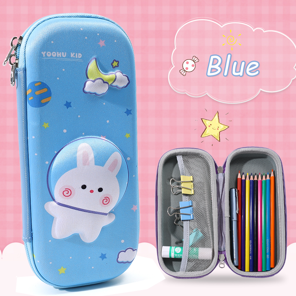 New New 3D EVA Cartoon Rabbit Pencil Cae Cute tationery Box Girl Color Pencil chool upplie Gift