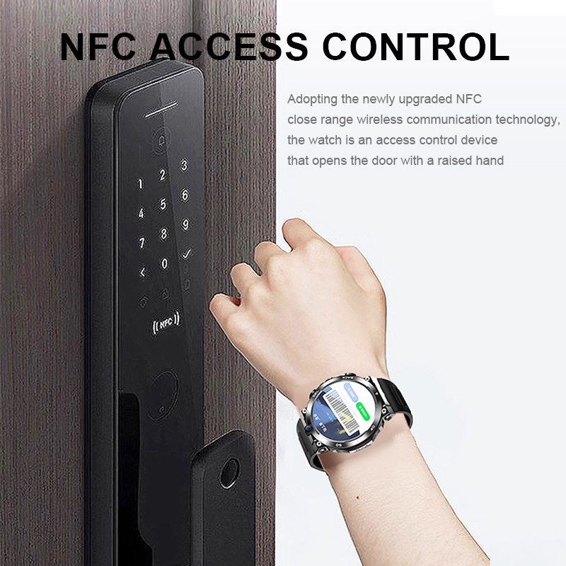 4G Smart Watch Men With 4G Network WIFI Internet access Dual Camera Video Calls 1.39 Smartwatch Support Play Store Download APP. 