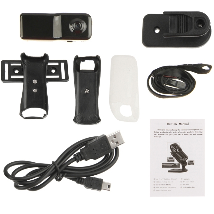 MD80 3 in 1 Mini Digital VIDEO Camera Camcorder POCKET DV with 720*480 pixels, Viewing Angle: 60 Degree(Black). 