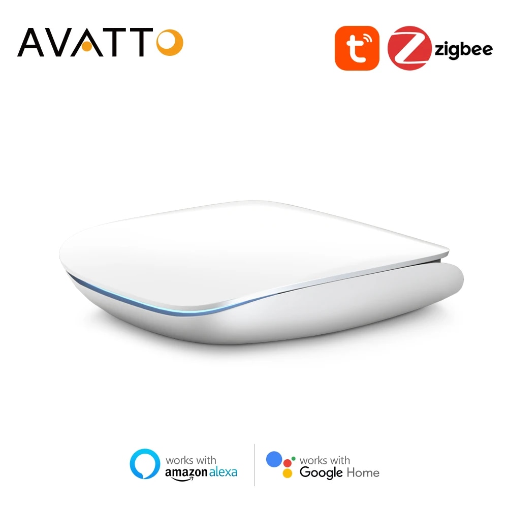 AVATTO Tuya Zigbee 3.0 Gateway Hub,Smart Home Bridge Smart Life APP Wireless Remote,Voice Control for Alexa Google Home