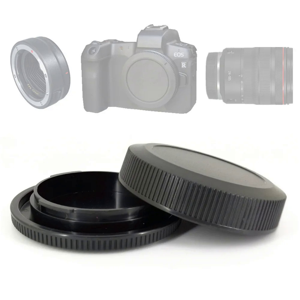 Rear Lens Dust Cap RF Front Camera Body Cover for Canon EOS R RP R3 R5 R6 R7 R8 R10 R50 EOSR Camera & RF RF-S Lenses as R-F-5. 