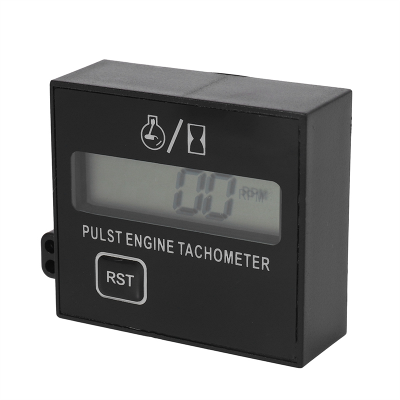 2X New Gasoline Digital Engine Tachometer Inductive Pulse Tachometer with Battery for Chain Saw Mower 2/4 Stroke. 