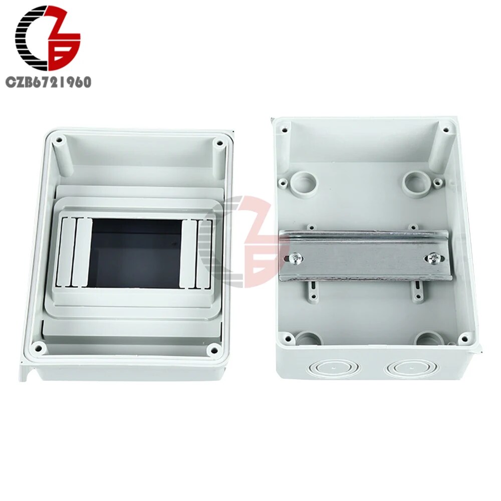 2/5/8/12/15/18/24 Ways Outdoor Waterproof Electrical Distribution Box Circuit Breaker MCB Power Plastic Junction Wire Box IP65. 
