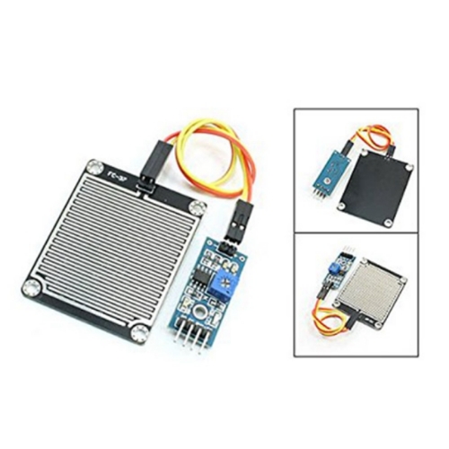 Large Area Rain Sensor DC 3V 5V Weather Raindrops Rainwater Module Rain Sensors With Digital & Analog Output Rain Humidity Detection Sensor Module. 