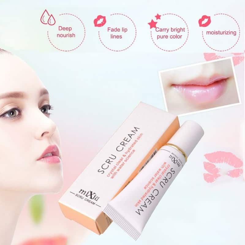 Scru Cream Lips Scrub for Removing Dark spot. 