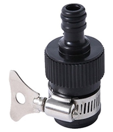 3/4-inch Size Water Hose Nozzle Quick Connector (2-Pcs) and 1/2'' or 3/4'' Universal Water Tap Connector (1-Pc) for Home Car Wash and Garden Watering.. 