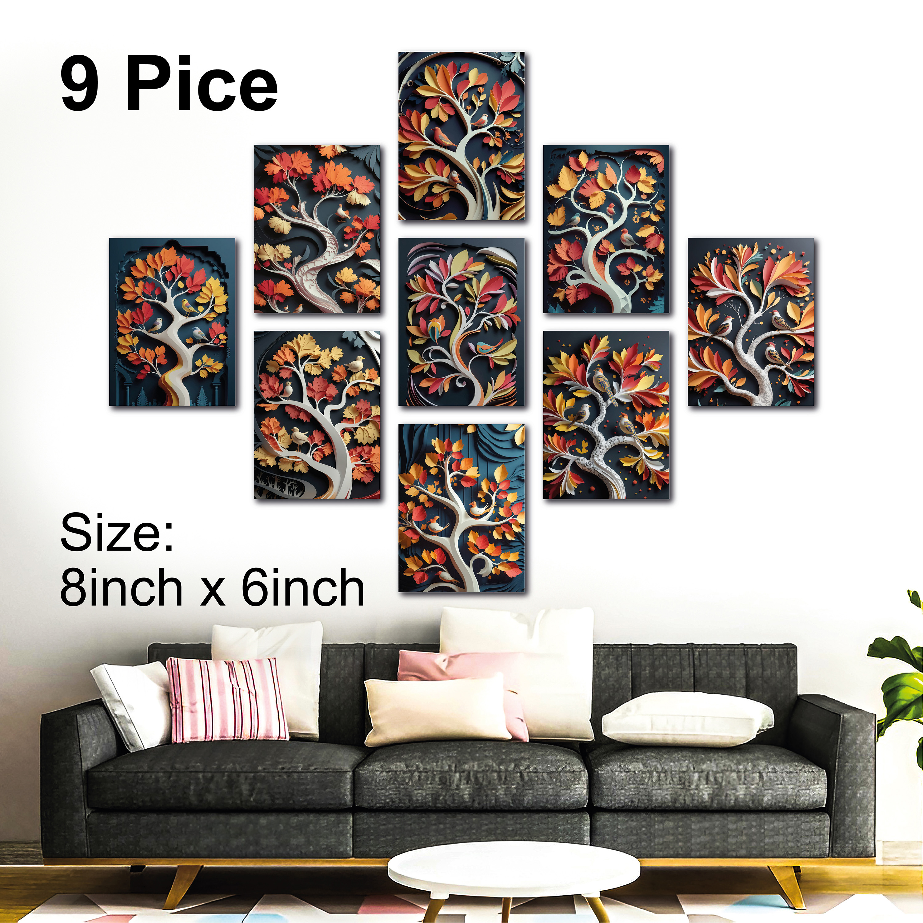 9Pice Best Walboard For Your Room Decoration (Product-7)