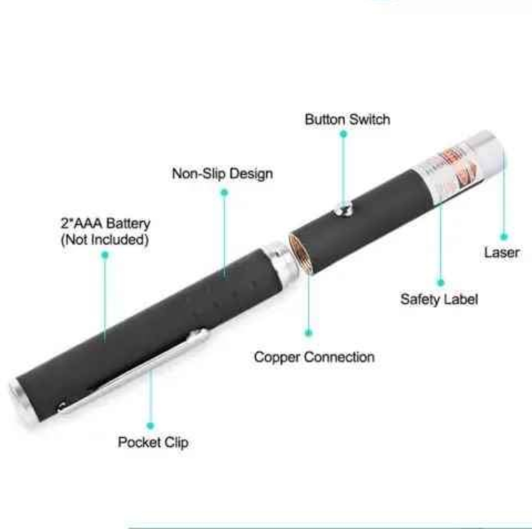 5 in 1 Adjustable Focus Green Pointer Pen Laser Light. 
